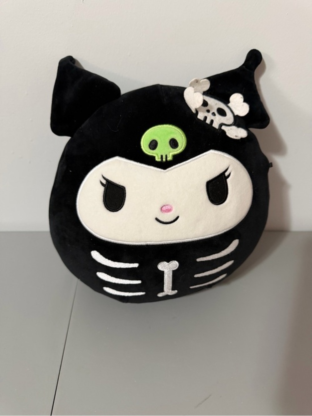 Squishmallows 8" Sanrio Halloween Skeleton Kuromi Plush